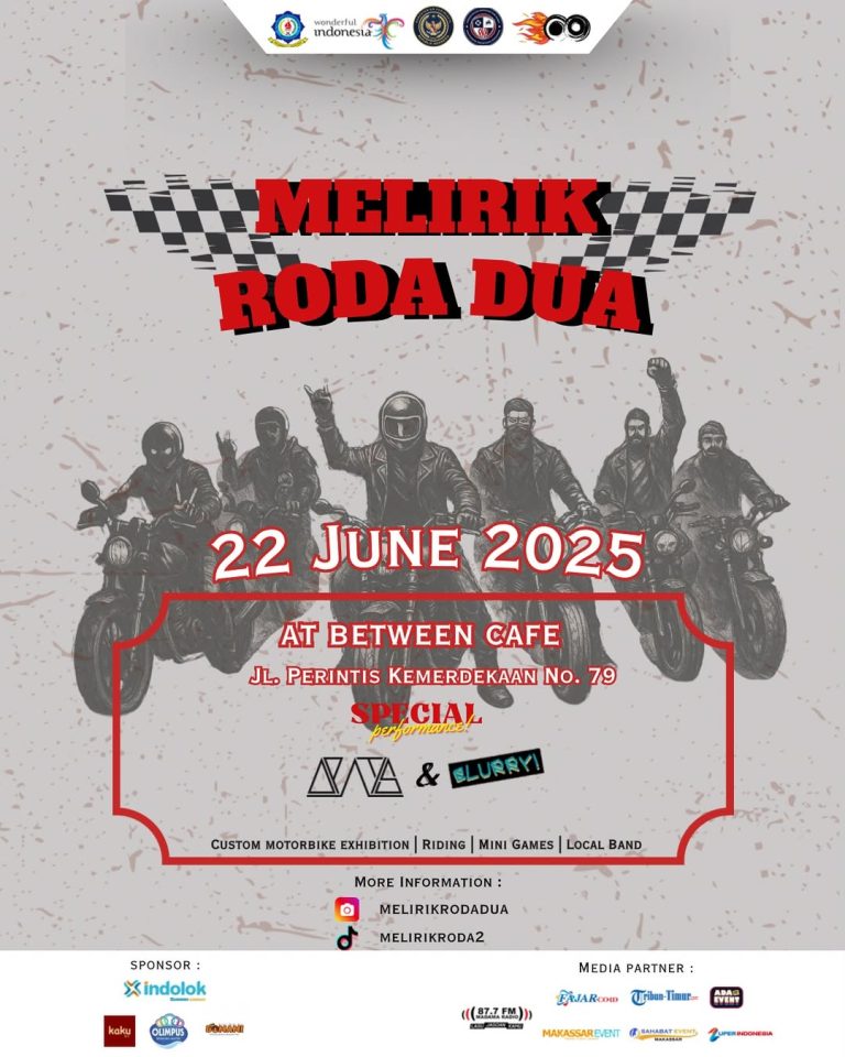 🚨 H-1 BRO! Besok kita bakal gas bareng di event paling seru tahun ini – MELIRIK RODA DUA! Motor cus